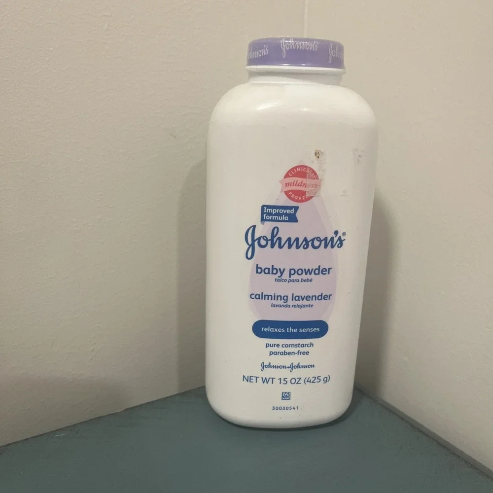 Johnson's Powder 15 Oz Bottle Lavender Cornstarch New Sealed Discontinued